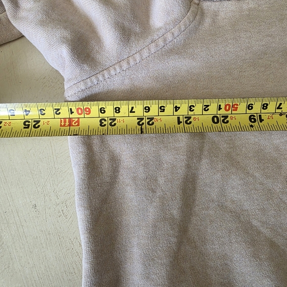 Lauren Ralph Lauren Vintage Style Tan Quilted Shoulder Sweatshirt Jacket 2X -XL - Picture 11 of 15